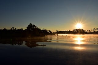 Dawn on the North Landing River