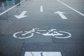 Picture of a bike lane