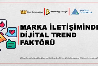 MARKA İLETİŞİMİNDE
DİJİTAL TREND 
FAKTÖRÜ