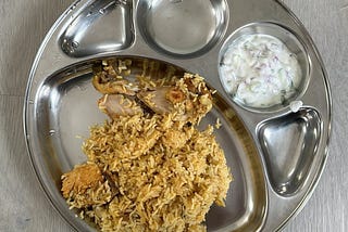 (THE) Chicken Biryani & Raita