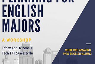 Join Us: Career Planning Workshop for PNW English Majors