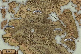 Mapa de Êbes