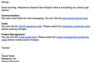 Your project is not ready for contributors