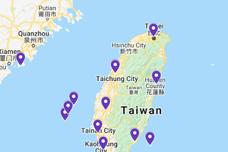 Flying Within Taiwan