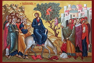 Orthodox The Palm Sunday Icon Entry into Jerusalem