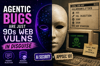 Stop Treating AI Security Like a Mystery: Why Agentic Bugs are Just 90s Web Vulns in Disguise