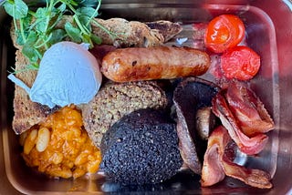 The Famous “Full Scottish Breakfast” - image courtesy of the author.