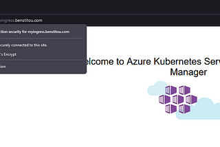 AKS Provisioning with Terraform and TLS Certificate : Using Helm and Nginx In