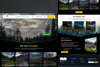 Landing Page For Travel Agency