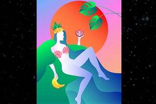 Image of the Empress card from Mystic Mondays tarot deck