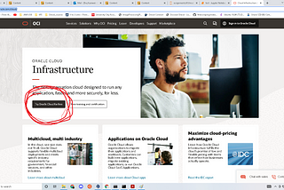 Create an Oracle Cloud for free