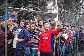 Sandeep Lamichhane In charge of molesting a minor.