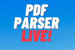 Announcing CreditChek PDF Parser