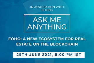 Recap of Telegram AMA between FOHO and BITBNS