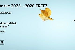 How can you create ‘2020-FREE’?