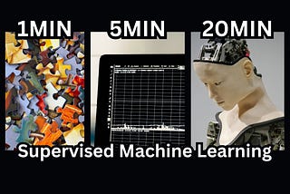 Supervised Machine Learning in 1 Minute | 5 Minutes | 20 Minutes