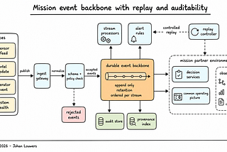 Designing a Mission Event Backbone With Replay and Auditability