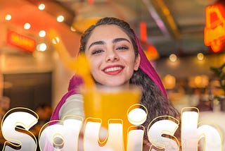 Squish — Organic Juice Landing Page UX UI Design