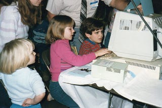 Girl & Computer