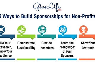 5 Ways to Build Sponsorships for Non-Profits