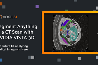 Segment Anything in a CT Scan with NVIDIA VISTA-3D
