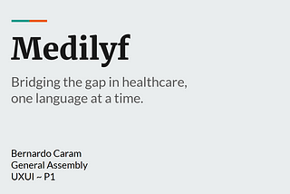 Medilyf Mobile App Concept