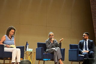 Marina Silva em Painel Sobre Justiça Climática. ILAS-Columbia University / Imagem: Felipe Moura