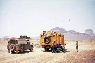 Crossing the Sahara, twice