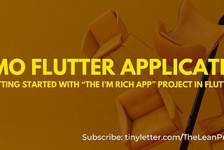Building your first app in Flutter