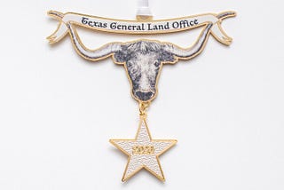 2024 General Land Office Christmas Ornament Celebrates Texas’ Cattle Drive History
