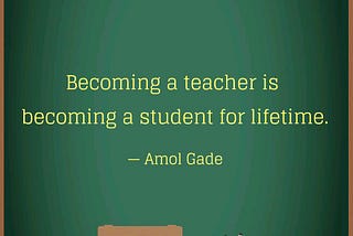 The Journey of Becoming a Teacher