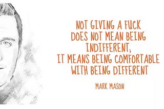 7. Book Review – The subtle art of not giving a f**K – by Mark Mason