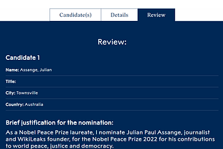 Richard Medhurst’s Mother Nominates Julian Assange for Nobel Peace Prize