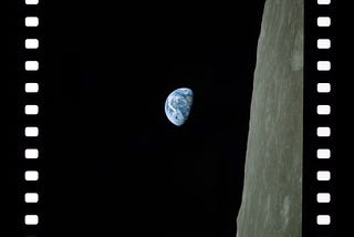 3 photos from the Apollo 8 mission, 2 from the lunar surface, 1 for Earth rising