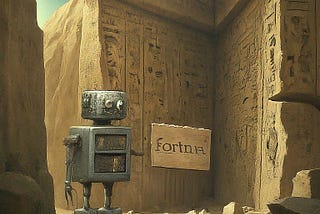 Robot finds Fortran in a old egyptian tomb