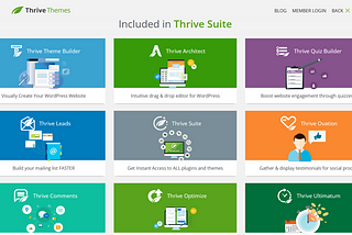 Thrive Suite Review — Build a conversion focused website and more.