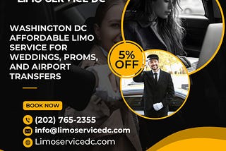 Washington DC Affordable Limo Service for Weddings, Proms, and Airport Transfers