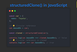 structuredClone(): The easiest way to deep copy objects in JavaScript
