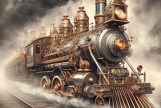 a steampunk engine