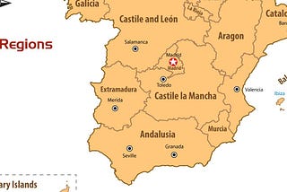 List of regions of Spain