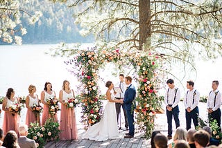 WEDDING CEREMONY FLOWERS