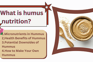 The Ultimate Guide to Hummus Nutrition: Why It’s More Than Just a Tasty Dip