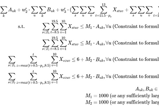 Implementing a scheduler with linear programming