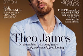 HQ SCANS: Theo James Covers ES Magazine and Talks ‘Backstabbing for Beginners’