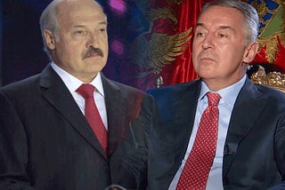 Aleksandr Grigoryevich Lukashenko and Milo Đukanović (via glas-javnosti.rs)