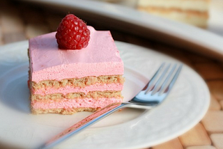 Layered Jell-O Mousse Cake