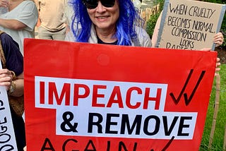 At the London Anti-Trump “No Tyrants” Protest