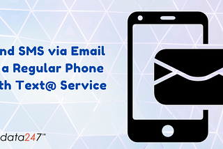 Send SMS via Email to a Regular Phone with Text@ Service