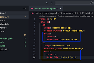 Docker compose and Postgres container