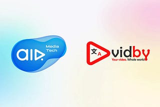 logos of AIR Media Tech and VidBy